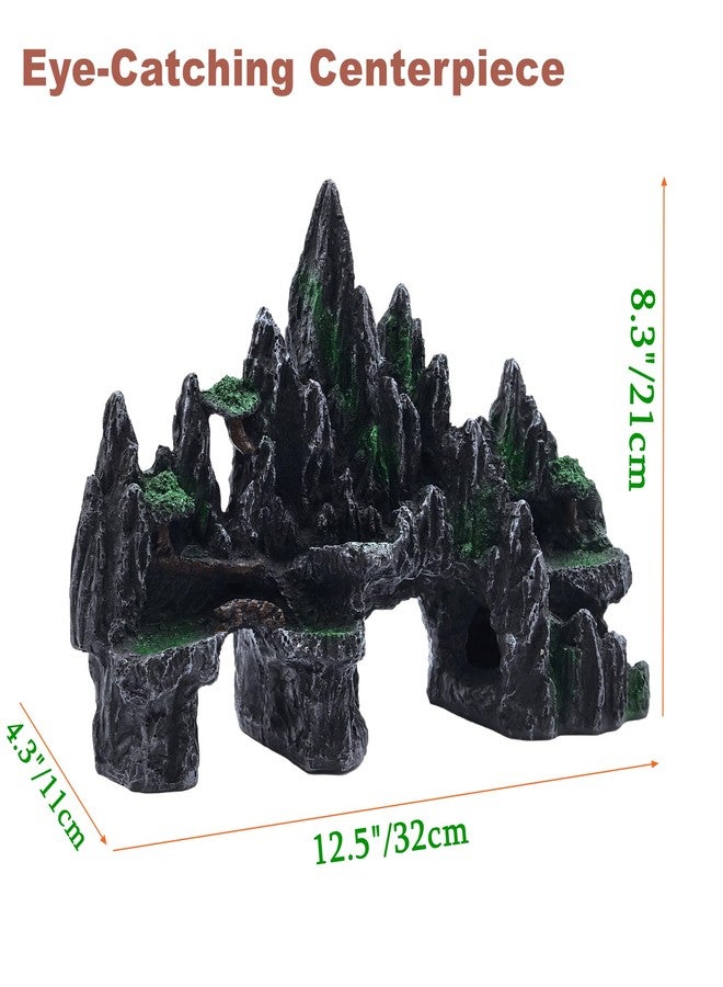 M2cbridge Aquarium Mountain View Ornaments Large Rockery Fish Tank Stone Landscaping Decorations (Garden Mountain) - Image 3
